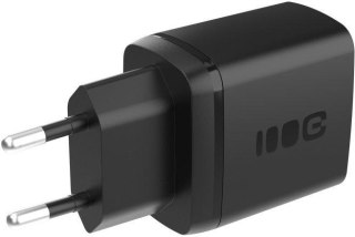 ŁADOWARKA SIECIOWA Greencell PowerSource Duo30 30W 1xUSB-C 1xUSB-A PD 3.0 QC 4.0+ czarna