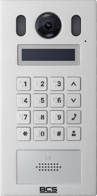 Panel zewnętrzny IP wielorodzinny z kamerą BCS-PAN9211S-S