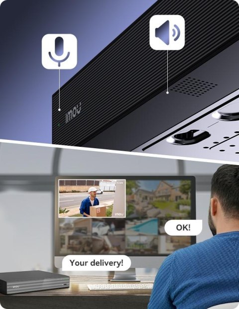 Rejestrator IP Imou NVR-N118-8A0E-P 18- kanałowy