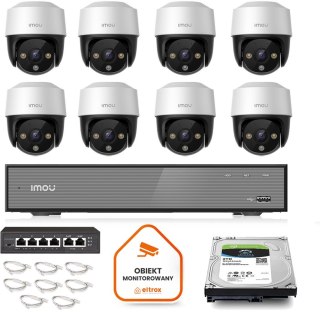 Zestaw monitoringu Imou 8x kamera Cruiser 4MP POE