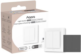 Aqara Light Switch H2 EU | Przełącznik | 4 przyciski, 2 kanały, offline WS-K08D