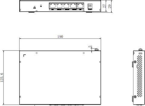 Switch Hikvision DS-3WG105G-SI
