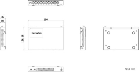Switch router Hikvision DS-3WG210GP-SI