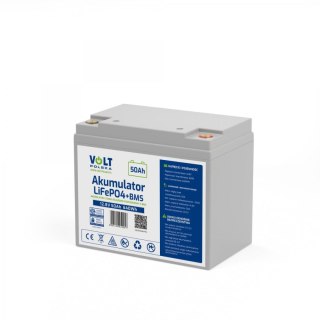 AKUMULATOR VOLT POLSKA LITOWO-ŻELAZOWO-FOSFORANOWY LiFePO4 12V 50Ah 50A