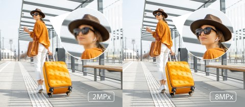 Kamera 4w1 Hilook by Hikvision kopułka 8MP TVI-T8M-20DL 2.8mm