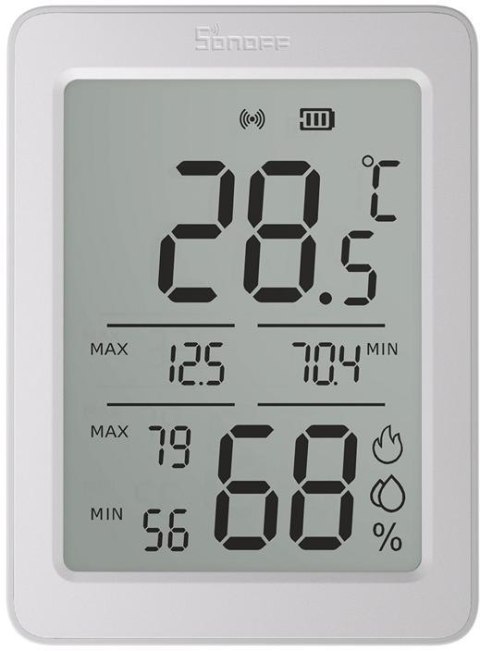Czujnik Temperatury i Wilgotności ZigBee LCD Sonoff AirGuard TH SNZB-02DR2