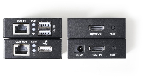 Extender HDMI Kenik KG-EX70HDMI-P/U/4K3 wideo + myszka po skrętce