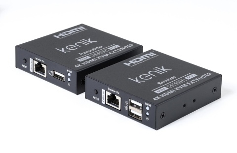 Extender HDMI Kenik KG-EX70HDMI-P/U/4K6 wideo + myszka po skrętce