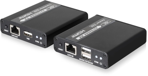 Extender HDMI Kenik KG-EX70HDMI-U/4K wideo + audio + myszka po skrętce