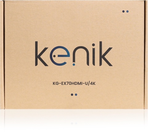 Extender HDMI Kenik KG-EX70HDMI-U/4K wideo + audio + myszka po skrętce