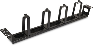Organizer kabli 1U poziomy metalowy z przepustem szczotkowym OGF-MRB GETFORT