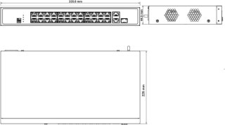 SWITCH HIKVISION DS-3E0326P-E/M