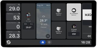 Shelly Wall Display X2i Black