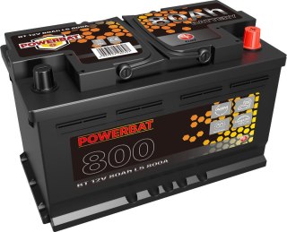 Akumulator AGM samochodowy START-STOP POWERBAT L4 12 V 80 Ah