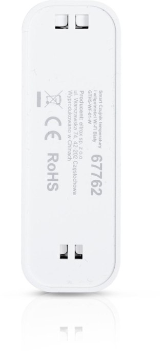 GISE Smart Czujnik temperatury i wilgotności Wi-Fi Biały | Tuya | GTHS-WF-01-W