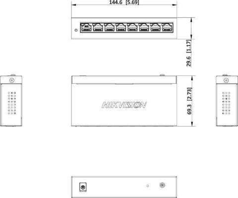 Switch Hikvision DS-3E1508-EIV2