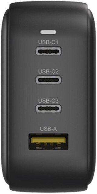 Ładowarka sieciowa Unitek GaN 4 porty, PD 100W QC3.0 czarna