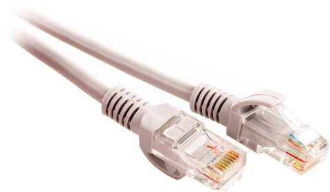 PATCHCORD SKRĘTKA GETFORT CAT.6 UTP 0,5m szary