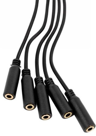 Shelly Splitter 1 to 5 - 3.5mm jack