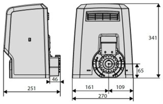 Zestaw BFT ARES ULTRA BT B1000 KIT INT do 1000kg bram przesuwnych