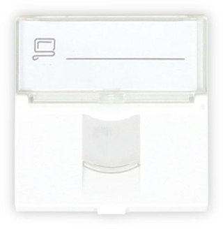 ADAPTER GETFORT 2 MOD 1XRJ45 MOSAIC 45x45mm