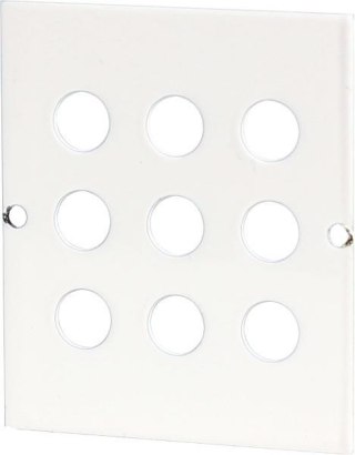 Blacha montażowa do szaf multimedialnych gniazda F