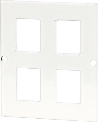 Blacha montażowa do szaf multimedialnych gniazda RJ45