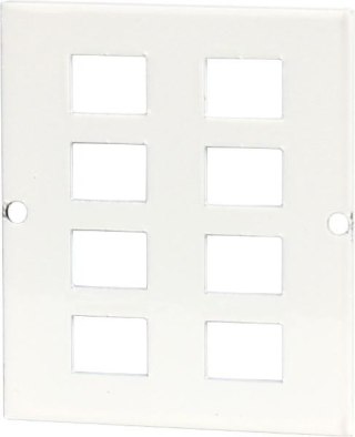 Blacha montażowa do szaf multimedialnych gniazda światłowodowe