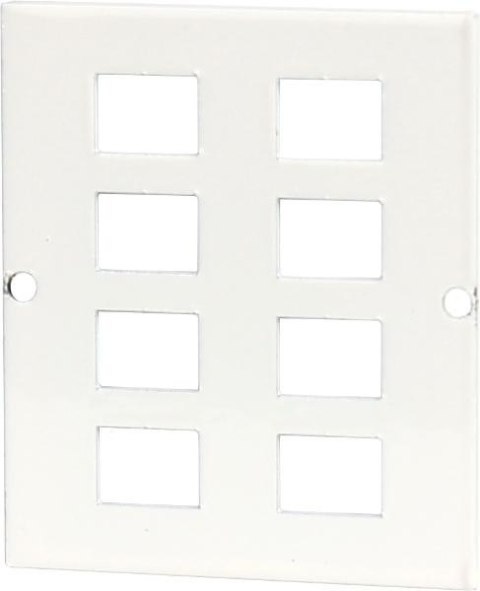 Blacha montażowa do szaf multimedialnych gniazda światłowodowe