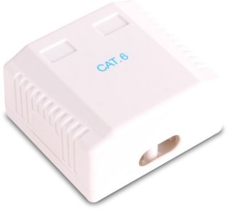 GNIAZDO NATYNKOWE EKRANOWANE GETFORT 2XRJ45 KAT.6