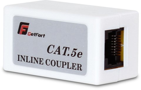 ŁĄCZNIK RJ45 GETFORT CAT.5e (beczka) RJ45-G / RJ45-G