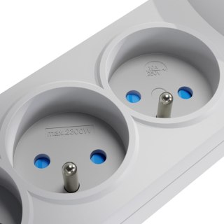 Listwa zasilająca antyprzepięciowa Getfort 5P 1,5m Szara USB