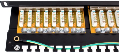PATCH PANEL FTP CAT.6 24 PORTY 0.5U PGF-6FTP24-B8 GETFORT