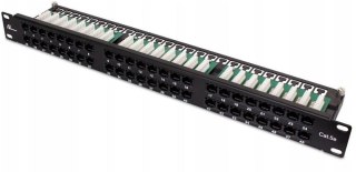 PATCH PANEL UTP CAT.5E 48 PORTÓW PGF-5EUTP48-B9 GETFORT
