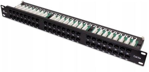 PATCH PANEL UTP CAT.5E 48 PORTÓW PGF-5EUTP48-B9 GETFORT