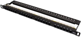 PATCH PANEL UTP CAT.6 24 PORTY 0.5U PGF-6UTP24-B7 GETFORT