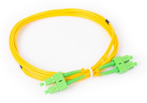PATCHCORD ŚWIATŁOWODOWY GETFORT SM SC/APC-SC/APC DUPLEX 2M