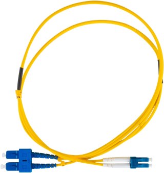 PATCHCORD ŚWIATŁOWODOWY GETFORT SM SC/UPC-LC/UPC DUPLEX 2M