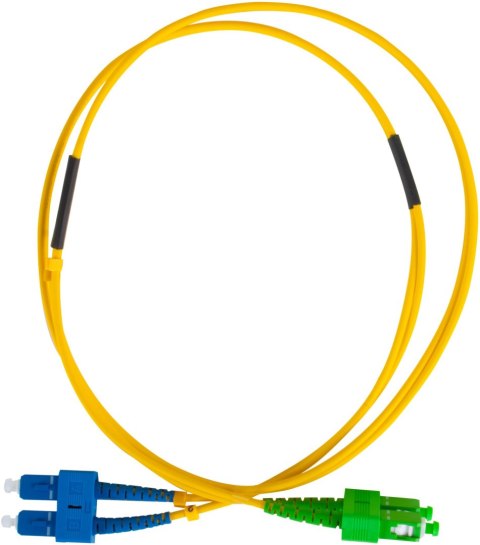 PATCHCORD ŚWIATŁOWODOWY GETFORT SM SC/UPC-SC/APC DUPLEX 3M