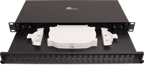 PRZEŁĄCZNICA ŚWIATŁOWODOWA GETFORT 1U 19 Cali 24xSC DUPLEX STAŁA