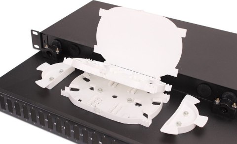 PRZEŁĄCZNICA ŚWIATŁOWODOWA GETFORT 1U 19 Cali 24xSC DUPLEX STAŁA