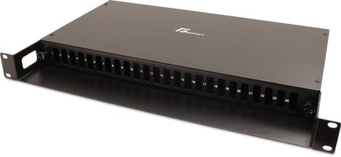 PRZEŁĄCZNICA ŚWIATŁOWODOWA GETFORT 1U 19 Cali 24xSC DUPLEX Z PÓŁKĄ
