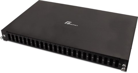 PRZEŁĄCZNICA ŚWIATŁOWODOWA GETFORT 1U 19 Cali 24xSC DUPLEX Z SZYNAMI