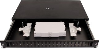 PRZEŁĄCZNICA ŚWIATŁOWODOWA GETFORT 1U 19 Cali 24xSC DUPLEX Z SZYNAMI