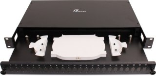 PRZEŁĄCZNICA ŚWIATŁOWODOWA GETFORT 1U 19 Cali 24xSC SIMPLEX Z PÓŁKĄ