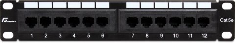 Patch Panel Getfort 10 cali 12 portów PGF-5EUTP12-B4