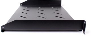 Półka rackowa uniwersalna Getfort 19 cali 1U 270mm Czarna