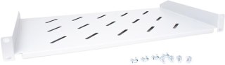 Półka rackowa uniwersalna Getfort 19 cali 1U 270mm Szara