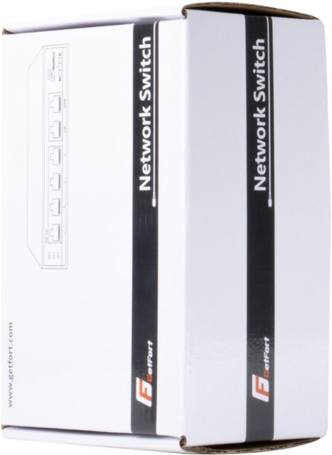 SWITCH POE GETFORT 4FE x POE + 2FE UPLINK 65W