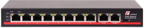 SWITCH POE GETFORT 8FE+2GE 120W